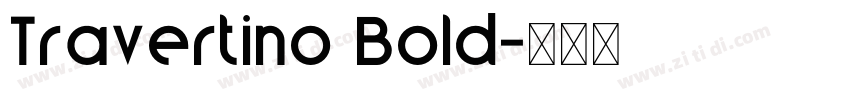 Travertino Bold字体转换